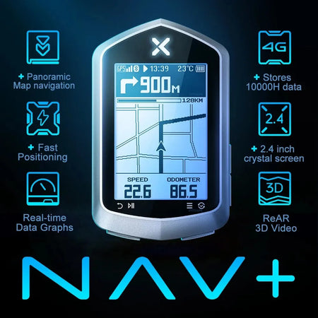 XOSS NAV Plus NAV2 NAV+ Bike Computer &ndash; Accurate GPS Route Navigation