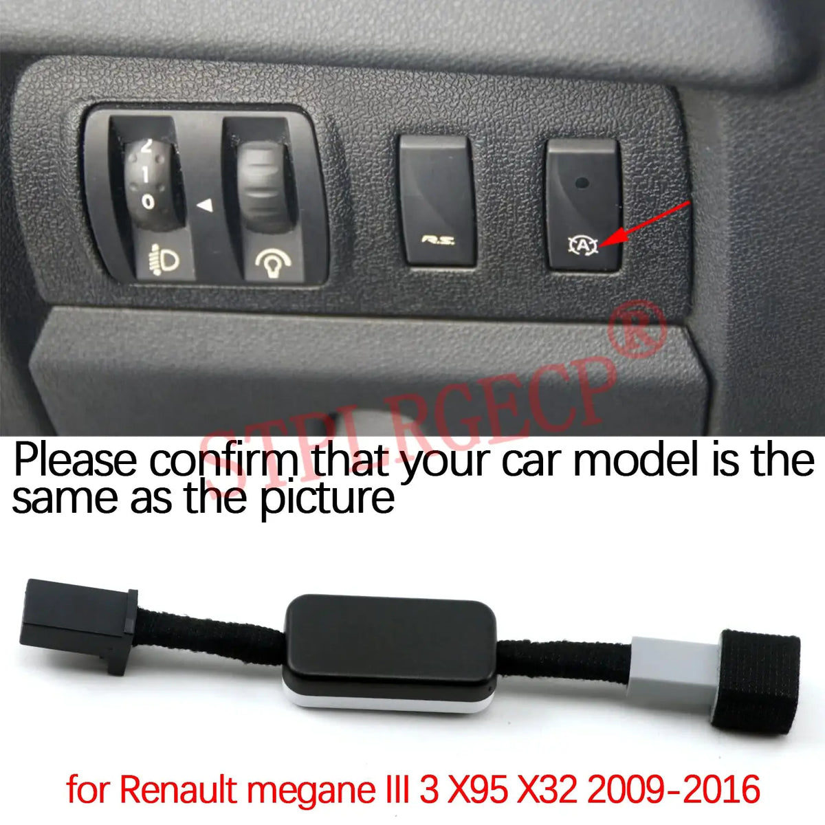 Automatic Stop Start Engine System Off Cable Plug and Play Eliminator for Renault Megane III 3 X95 X32 2009-2016 by InterCyprus Trading Ltd