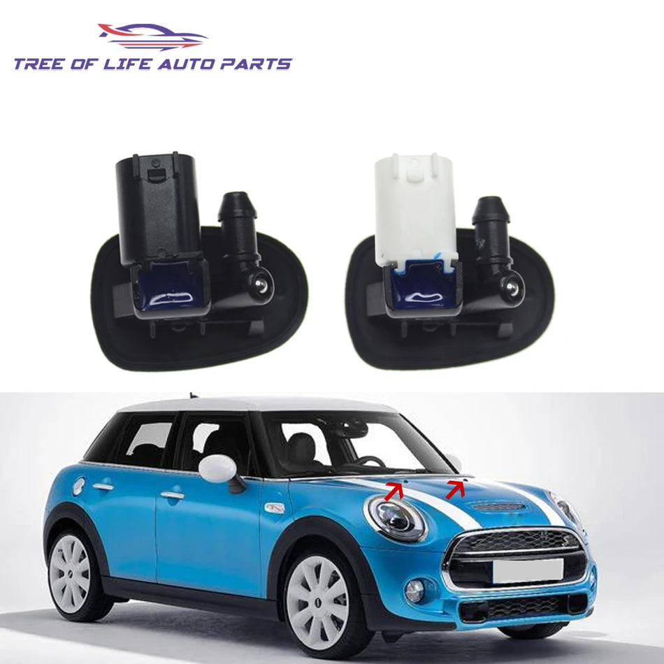 Mini Hatch Ohřívaná Tryska Ostřikovače Čelního Skla 1/2x pro F56 F55 F57 F54 2014-Nyní