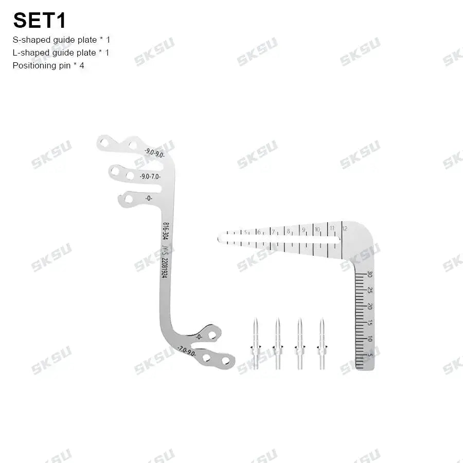 Dental Implant Guide Set Oral Planting Locator Positioning Guide Drilling Positioning Ruler Angle Ruler Implant Tools Dentist by InterCyprus Trading Ltd