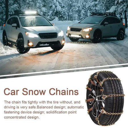 AIVC Anti-Skid Snow Chains &ndash; Universal Traction For Winter