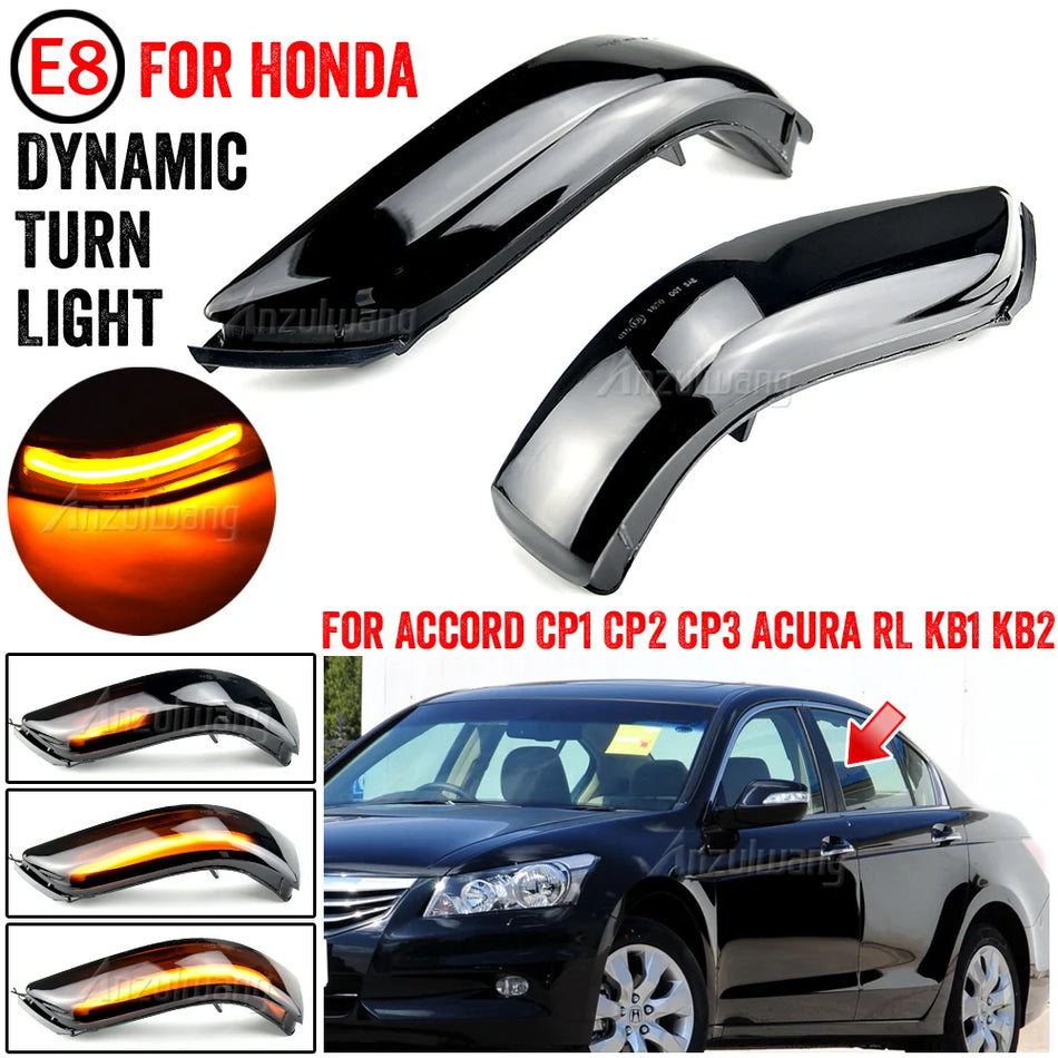 Indicadores LED Dinámicos para Espejo para Honda Accord 2008-2013 Acura RL 2006-2009
