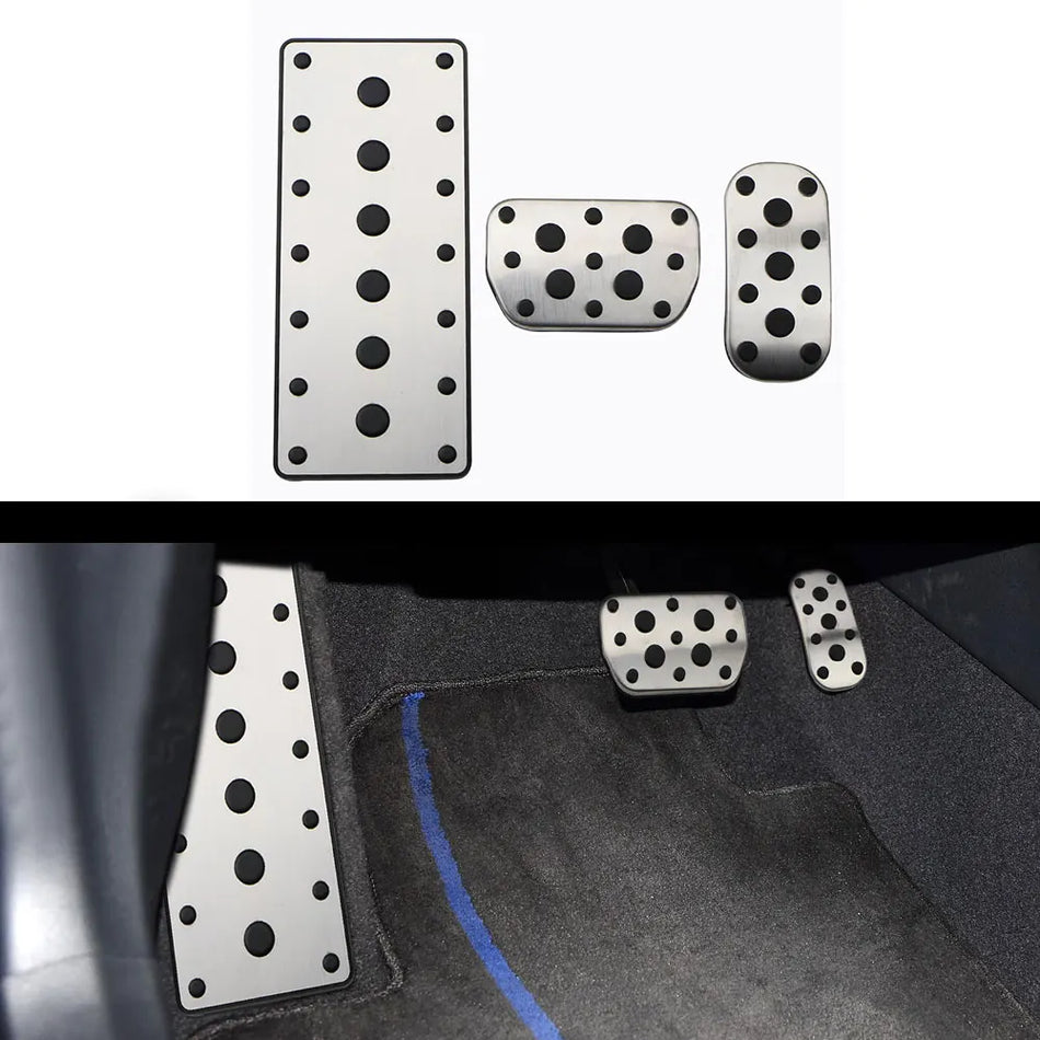 Комплект капаци за педали от неръждаема стомана с гумен захват за Toyota C-HR 2016-2022