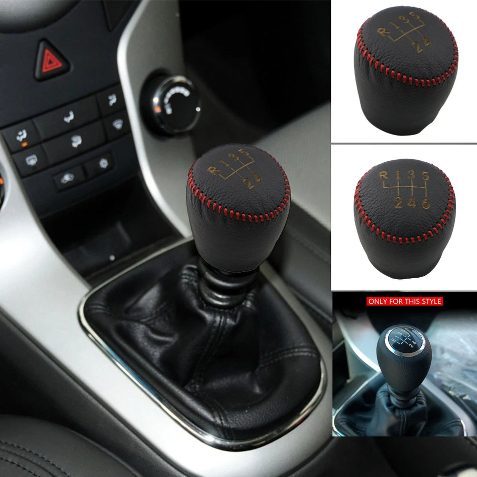 Κάλυμμα Κουμπιού Αλλαγής Ταχυτήτων Premium Δέρμα για Chevrolet Cruze Πέντε έως Έξι Ταχύτητες Μηχανικό MT