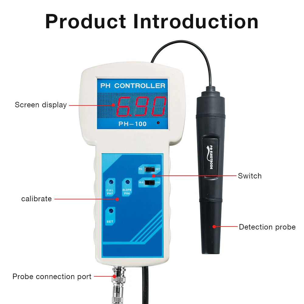 0-14pH Online PH Controller &ndash; Digital Display Water Monitor