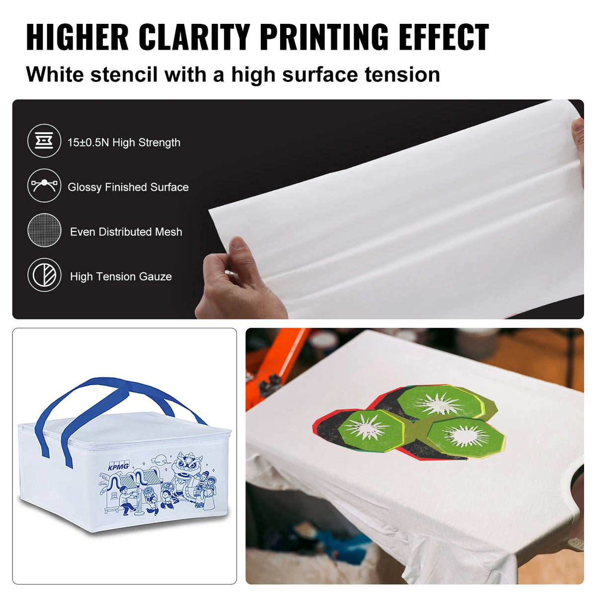 SucceBuy 20x24inch Screen Printing Kit &ndash; High Tension Frame