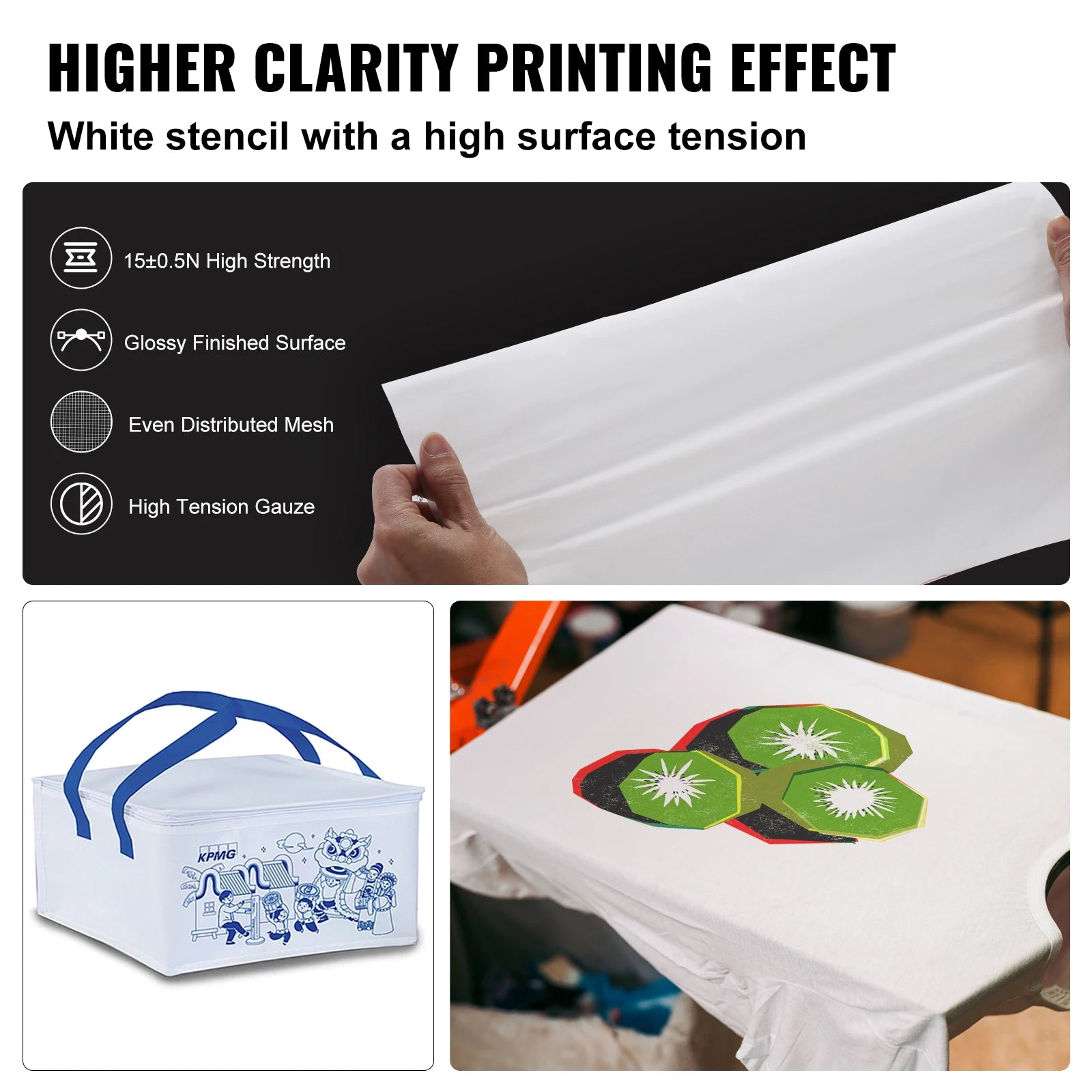 SucceBuy 20x24inch Screen Printing Kit &ndash; High Tension Frame