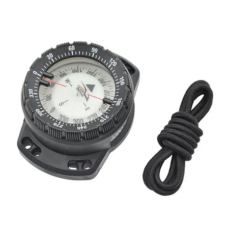 Outdoor Dive Noctilucent Compass &ndash; Pro Waterproof Navigator Black