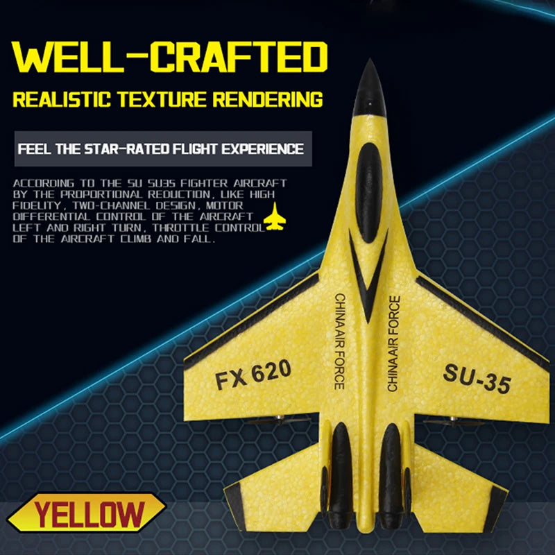 SU35 RC Plane F22 K500 MAX &ndash; Easy 2.4G Control Foam Glider