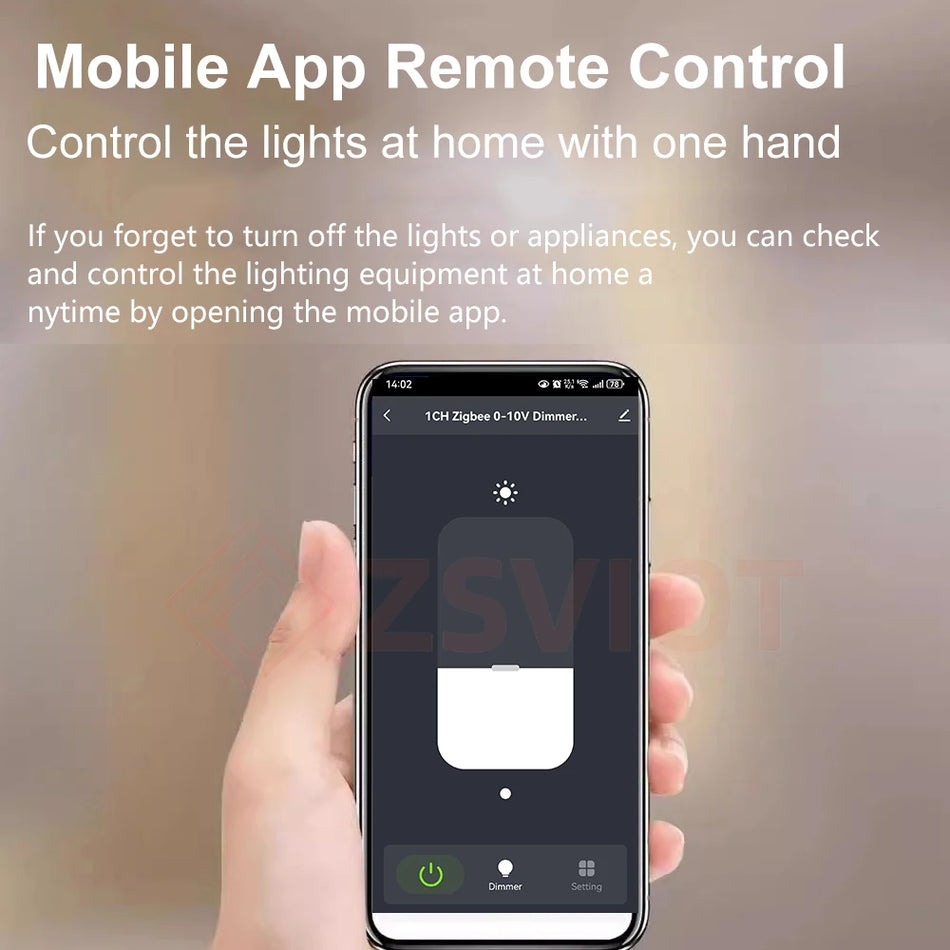 Tuya WiFi 0/1-10V LED Dimmer Controller &ndash; Voice Control