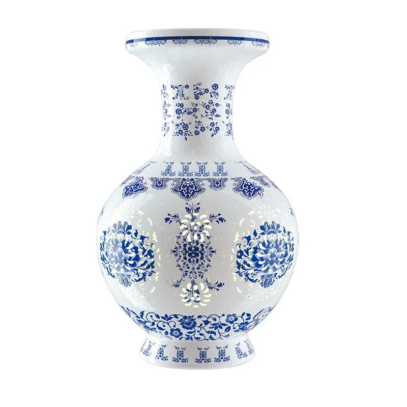 Puzzle Led Fretwork Waterproof Flower Planter &ndash; LED Glow porcelain