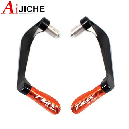 YOLENSE Motorcycle Handlebar Grips Guard for Yamaha Tmax 560 (2019-2023) Orange