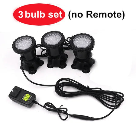 RGB Waterproof LED Underwater Light Lamp &ndash; RGB Lighting No Remote Set C / AU Set