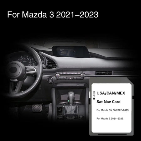 Mazda 3 2021 2022 2023 GPS SD Card &ndash; USA CAN MEX Maps CHINA / for Mazda 3 2022