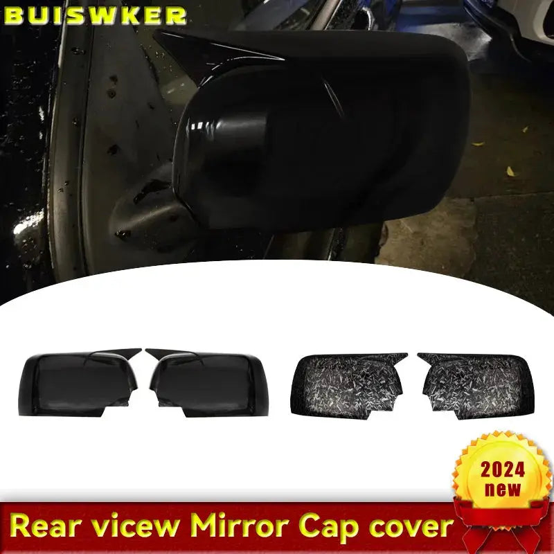 2PCS 2024 New M Look Mirror Covers for BMW X5 E53 1999-2006 Glossy Black Rearview Side Mirror cover Caps by InterCyprus Trading Ltd