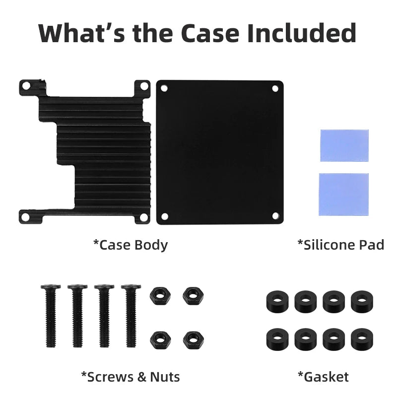 Orange Pi Zero 3 Aluminum Case &ndash; Efficient Passive Cooling Solution