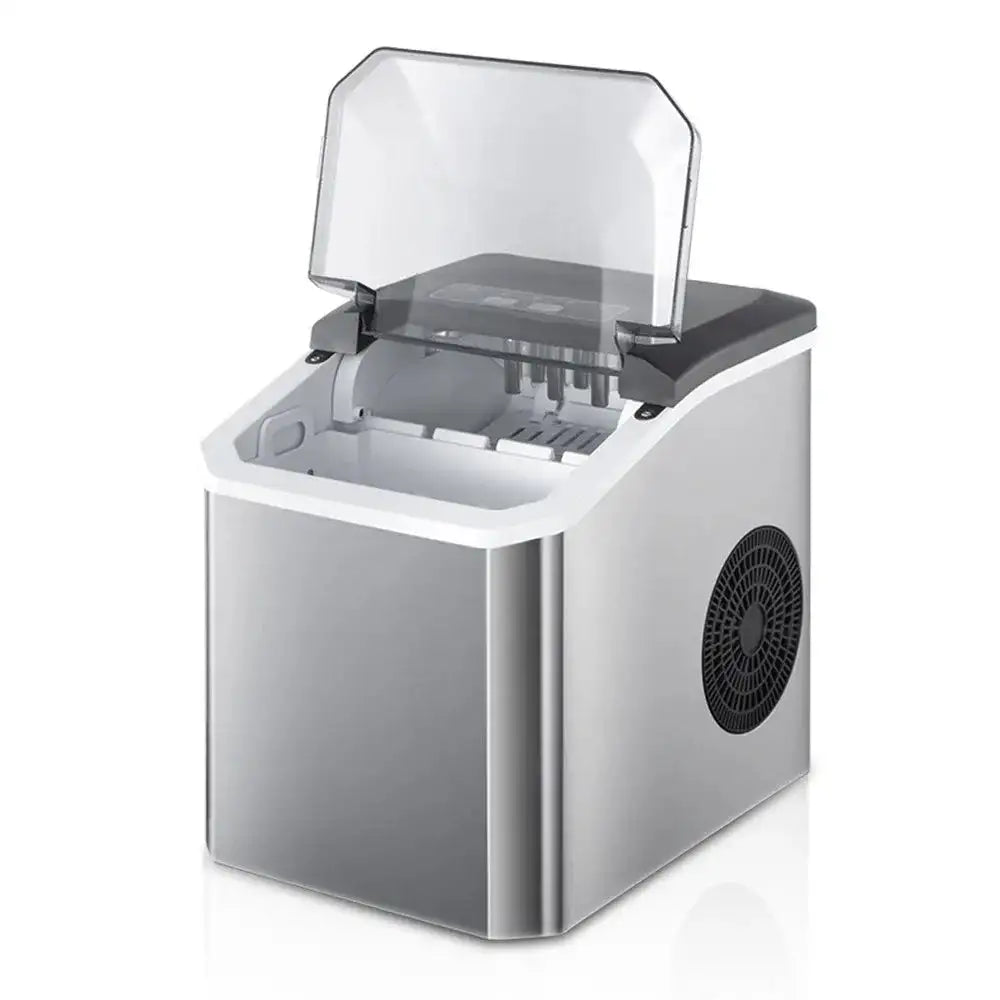 Automatic Mini Ice Cube Maker Portable Bar 6 Min 9 Pcs Saudi Arabia / silver / US