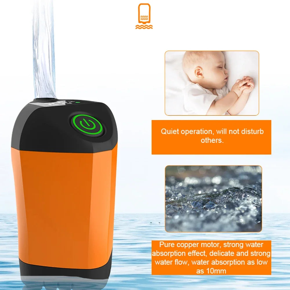 Portable Rechargeable Electric Shower Pump &ndash; Convenient USB Powered Design
