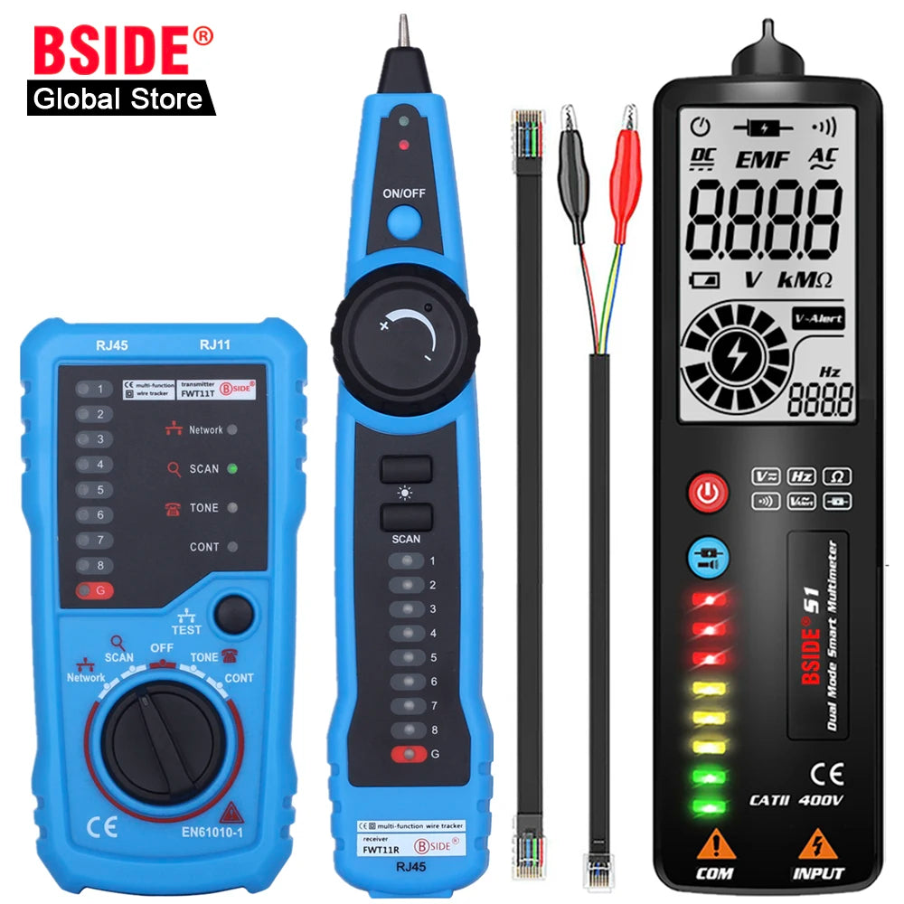 BSIDE FWT11 Tone Generator And Probe Kit &ndash; Cable Tracer