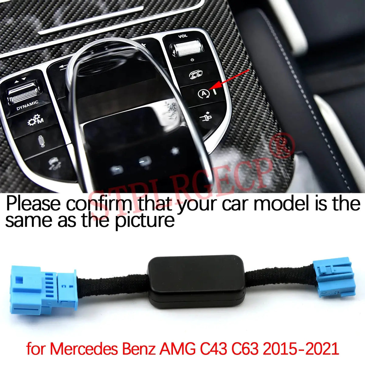Automatic Stop Start Engine System Off Cable Plug and Play Eliminator for Mercedes Benz X253 W213 W447 W205 W222 AMG 43 63 by InterCyprus Trading Ltd