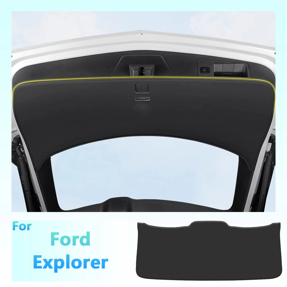 Alfombrilla Antigolpes de Cuero para la Puerta Trasera del Ford Explorer 2020 2024