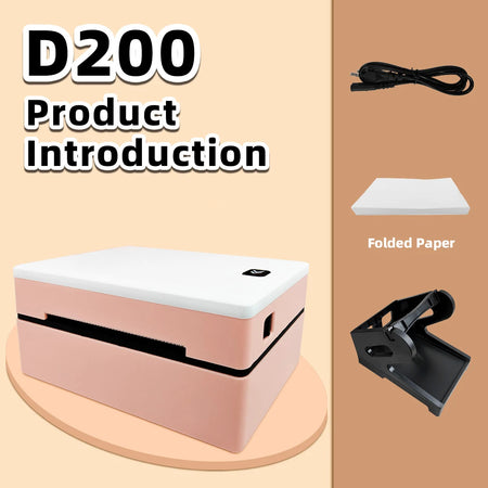 Marklife D200 Bluetooth Thermal Label Printer &ndash; Compact 4x6 D200 KIT EU PLUG