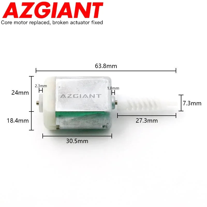 Dörrlås Motor 12V DC för Kia Sedona och Carens, Metallkonstruktion, 2007-2014 Sedona och 2007-2012 Carens