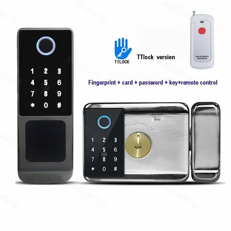 ZhouSoco Smart Fingerprint Waterproof Door Lock with Bluetooth &amp; WiFi Control C-4