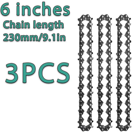 Electric Chainsaw Chain Guide Plate 6 Inch &ndash; Durable Steel 3L / Wood Cutting