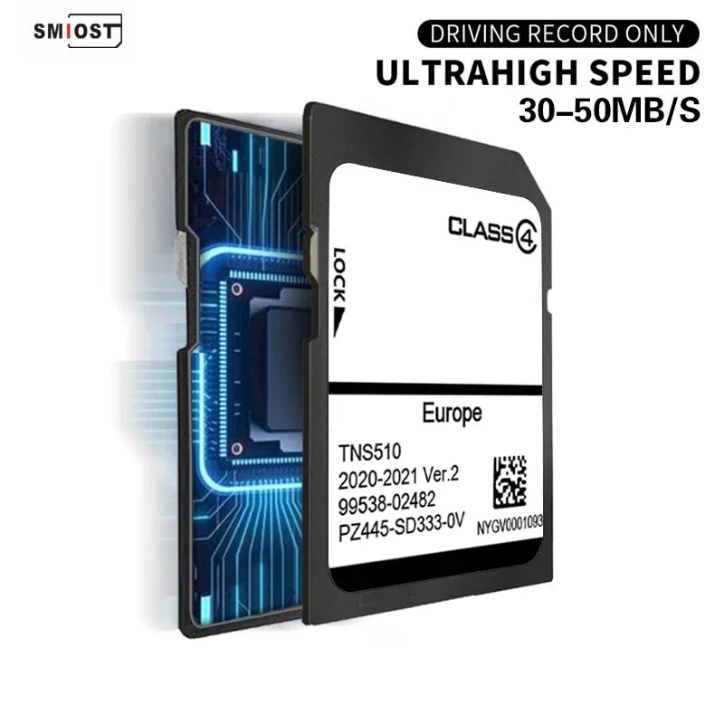 SMIOST SD Card PZ445-SW333-0V - 8GB High Speed Navigation