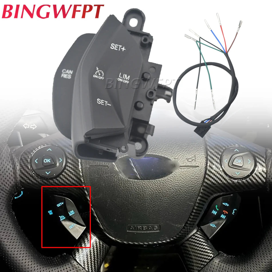 Botones de control de crucero en el volante para Ford Focus 3 y Ford Kuga