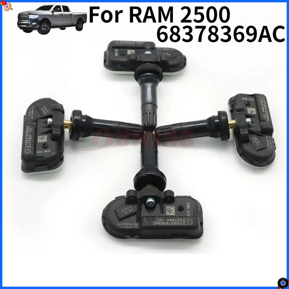 RAM 2500 TPMS Sensor 434MHz, Nieuwe OEM 68378369AC 68378369AD 68378369AE 68378369AB