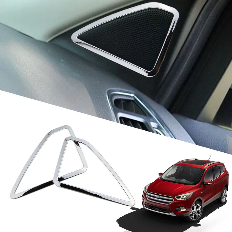 ABS priekinės durų A stulpelio garsiakalbių apdailos dangteliai pora Ford Kuga Escape 2013-2017 automobiliams