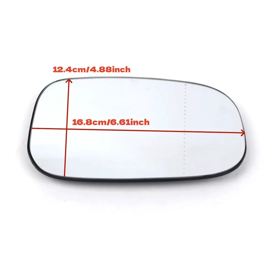 Wide Angle Heated Side Mirror Glass For Volvo V60 S80 S60 2011-2018 by InterCyprus Trading Ltd