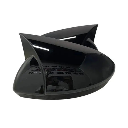 2 Pieces ABS Plastic Bat Wing Mirror Covers Caps Rearview Mirror Case Cover Gloss Black Car Accessories For Renault Megane 4 MK4 by InterCyprus Trading Ltd