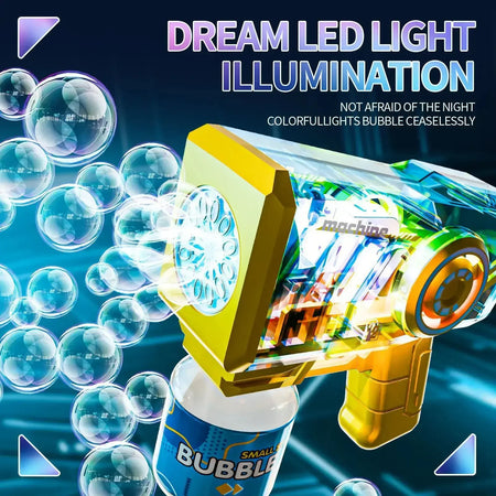 12 Holes Electric Bubble Gun &ndash; Full Automatic Fun for Kids