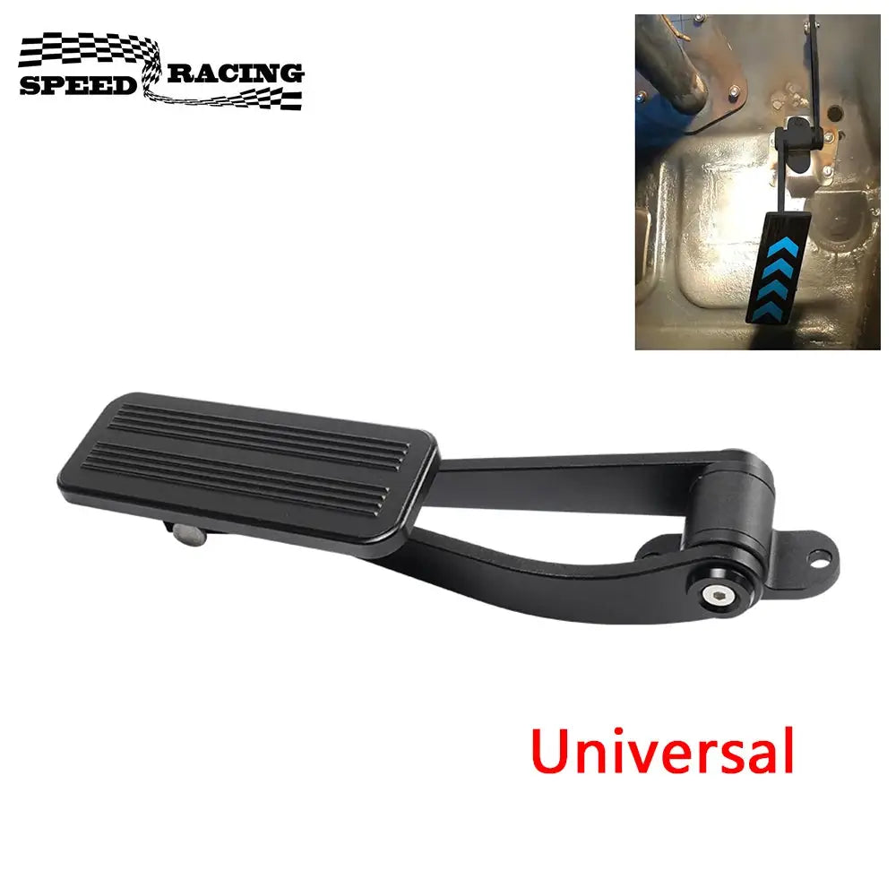 Universal Black Gas Pedal Accelerator Throttle Firewall Mounting Bracket For Street Rat Rod For GM For Chevy For Ford DH-1126 by InterCyprus Trading Ltd