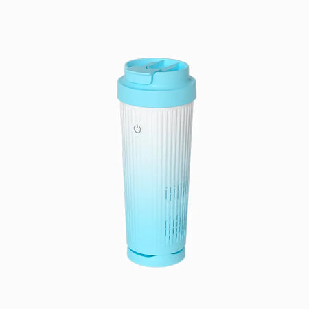 2 In 1 Car Thermos Cup &ndash; Smart Hot And Cold Cup Heating Gradient blue 12v