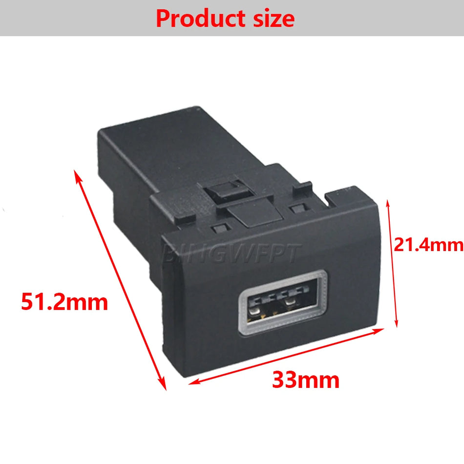 Auto USB lādētājs PD QC3.0 ātrā uzlāde Volkswagen Polo 2011-2013