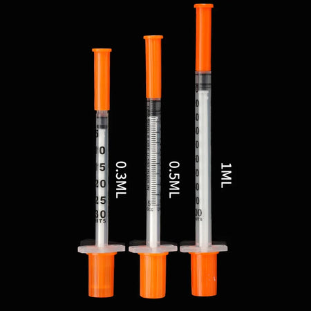 Animal Syringe &ndash; Assorted 0.3/0.5/1ml for Farm Pets