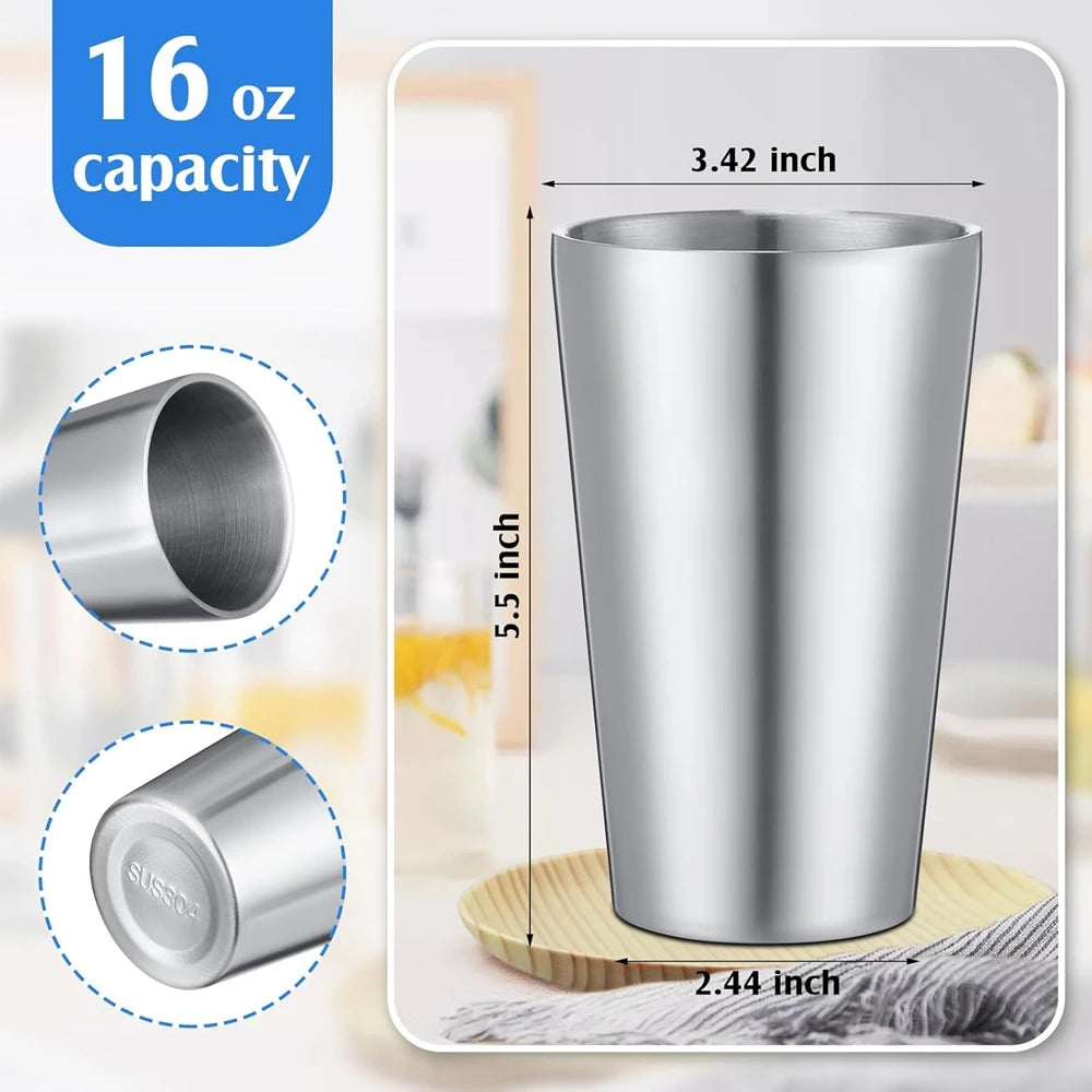 Coffee Mugs Set Of 2 16oz Stainless Steel &ndash; Insulated