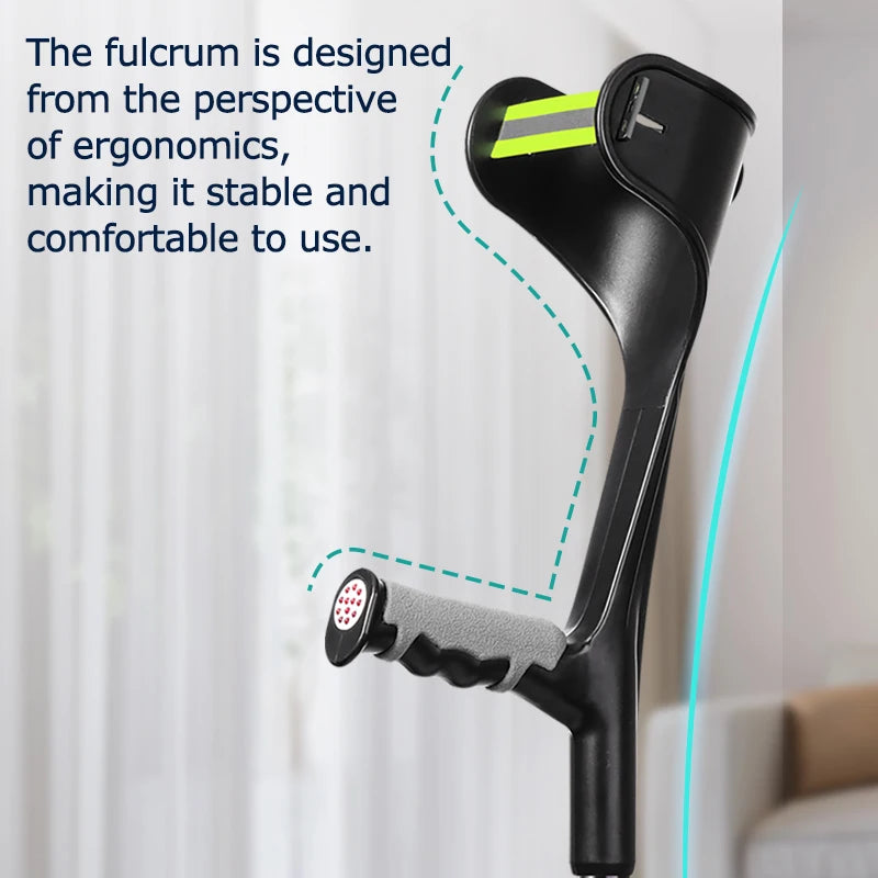 Lefeke Adult Forearm Crutches &ndash; Foldable and Lightweight Design