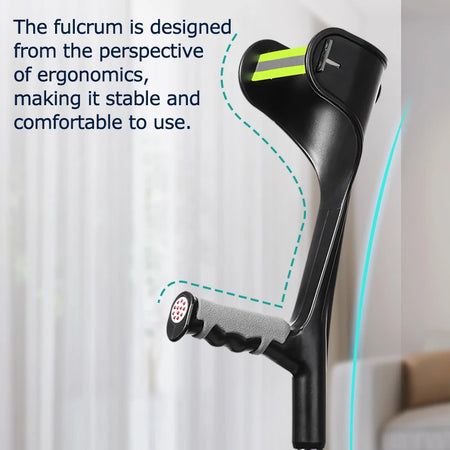 Lefeke Adult Forearm Crutches &ndash; Foldable and Lightweight Design