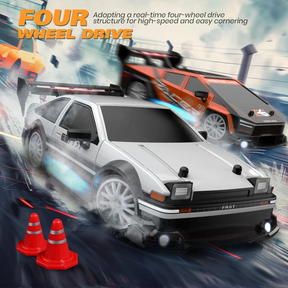 GTR Mustang AE86 1:24 Remote Control Drift Car for Kids