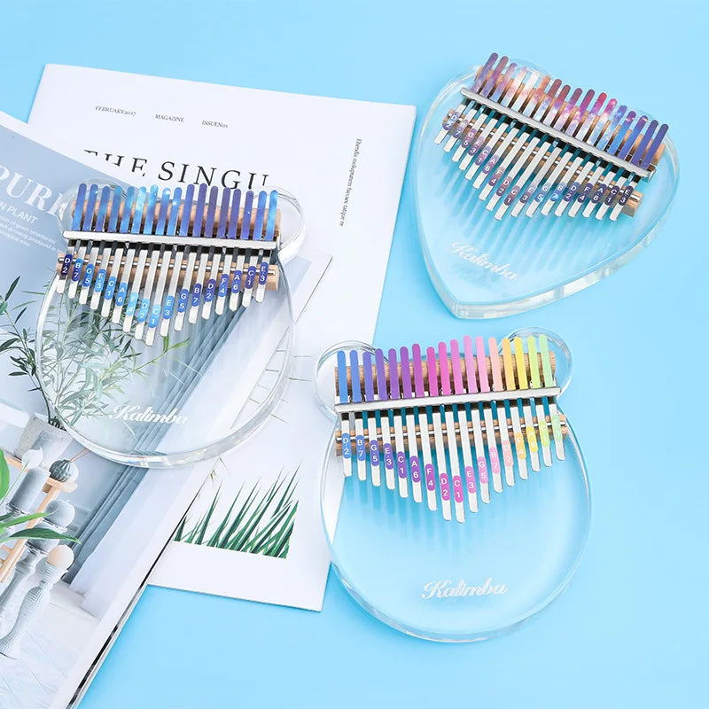 Miwayer 17 Keys Scale Kalimba Sticker &ndash; Easy Learning Tool