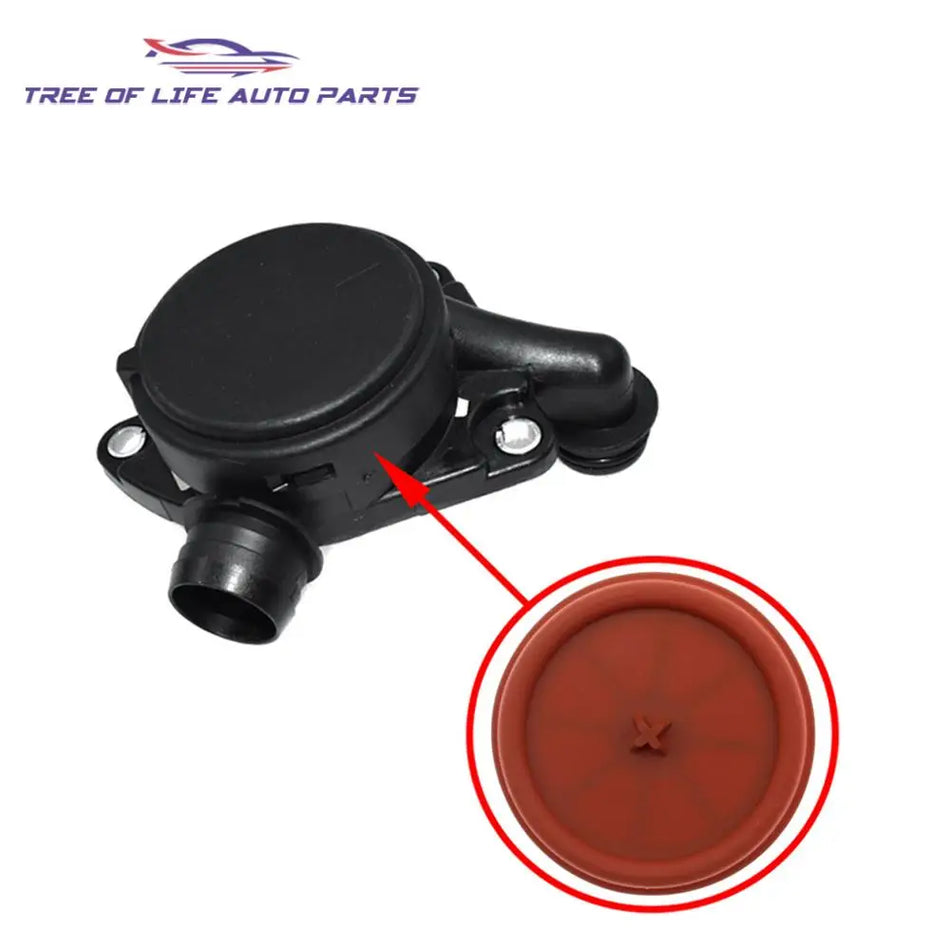 Crankcase Vent Breather Valve Membrane Assembly for Mercedes Oil Separator, Rubber
