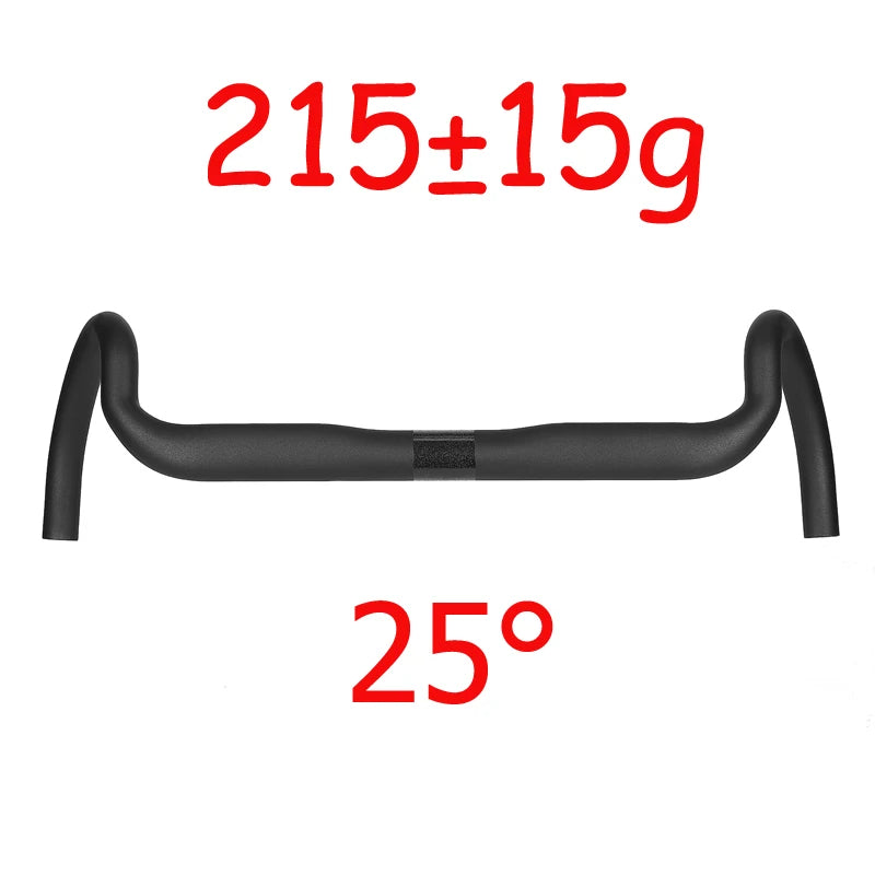 Άνθρακας Χειρολαβή για Χαλίκι Μεγάλη Φλόγα 400 έως 420mm 31.8mm Σφιγκτήρας Άνθρακον Ίνα Ποδηλατικό Τιμόνι