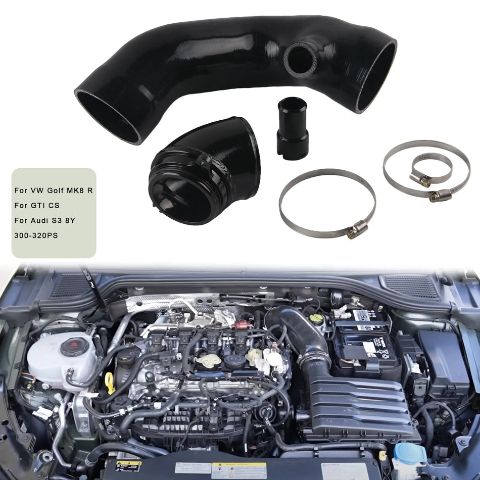 Mangueira de Entrada Turbo em Alumínio para VW Golf MK8 R GTI e Audi S3 8 anos