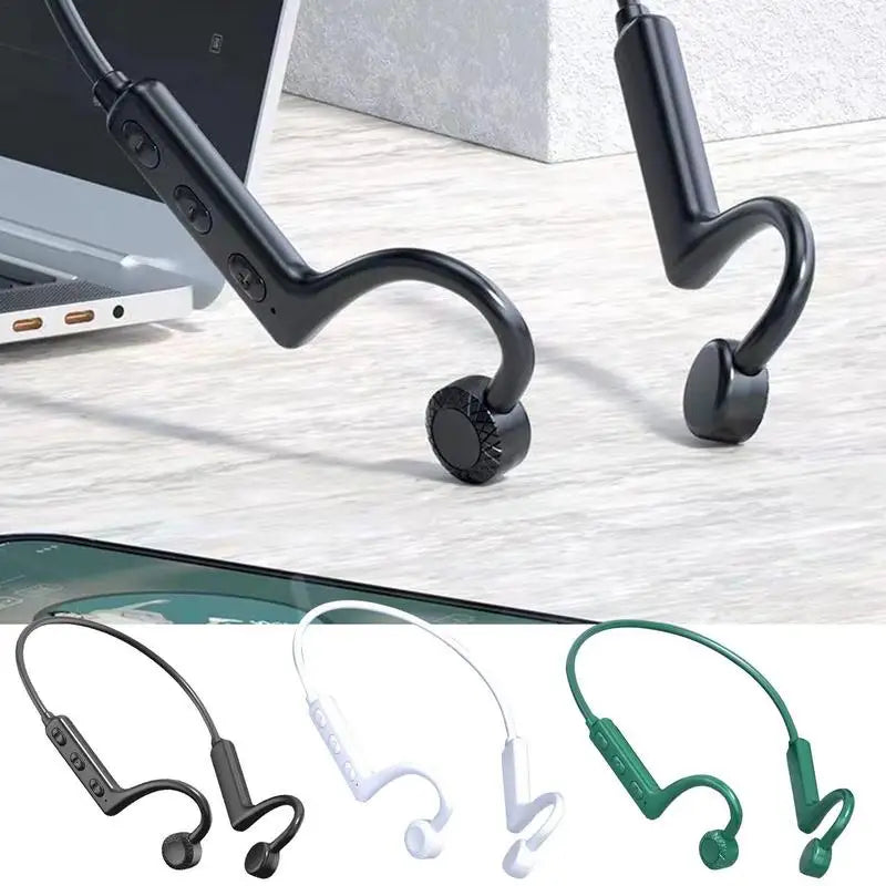 🟠 2023 ks 19 οστική αγωγιμότητα Bluetooths Ασύρματο ακουστικό για ποδήλατο που τρέχει ακουστικά με πεζοπορία Hanging Sport