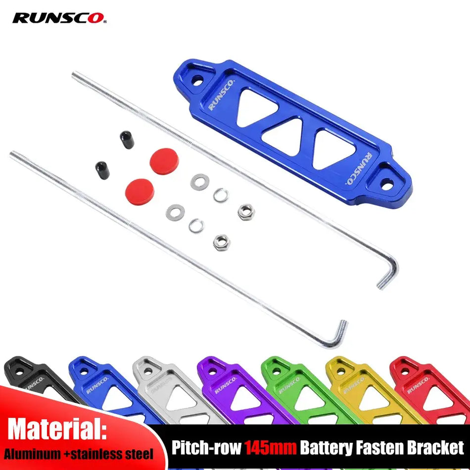 Billet Aluminum Battery Hold Down Bracket for Honda Civic CRX by InterCyprus Trading Ltd